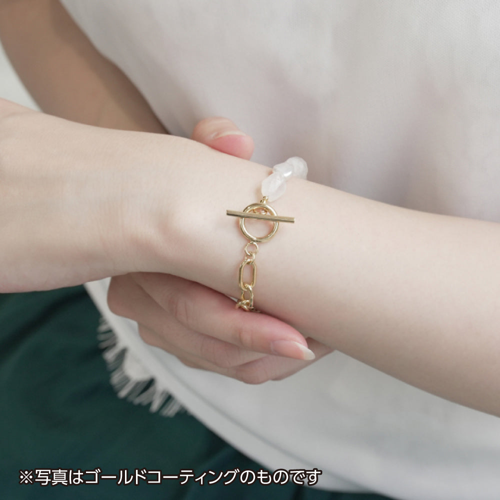 SV925 アクアマリン パール ブレスレット(Girls)