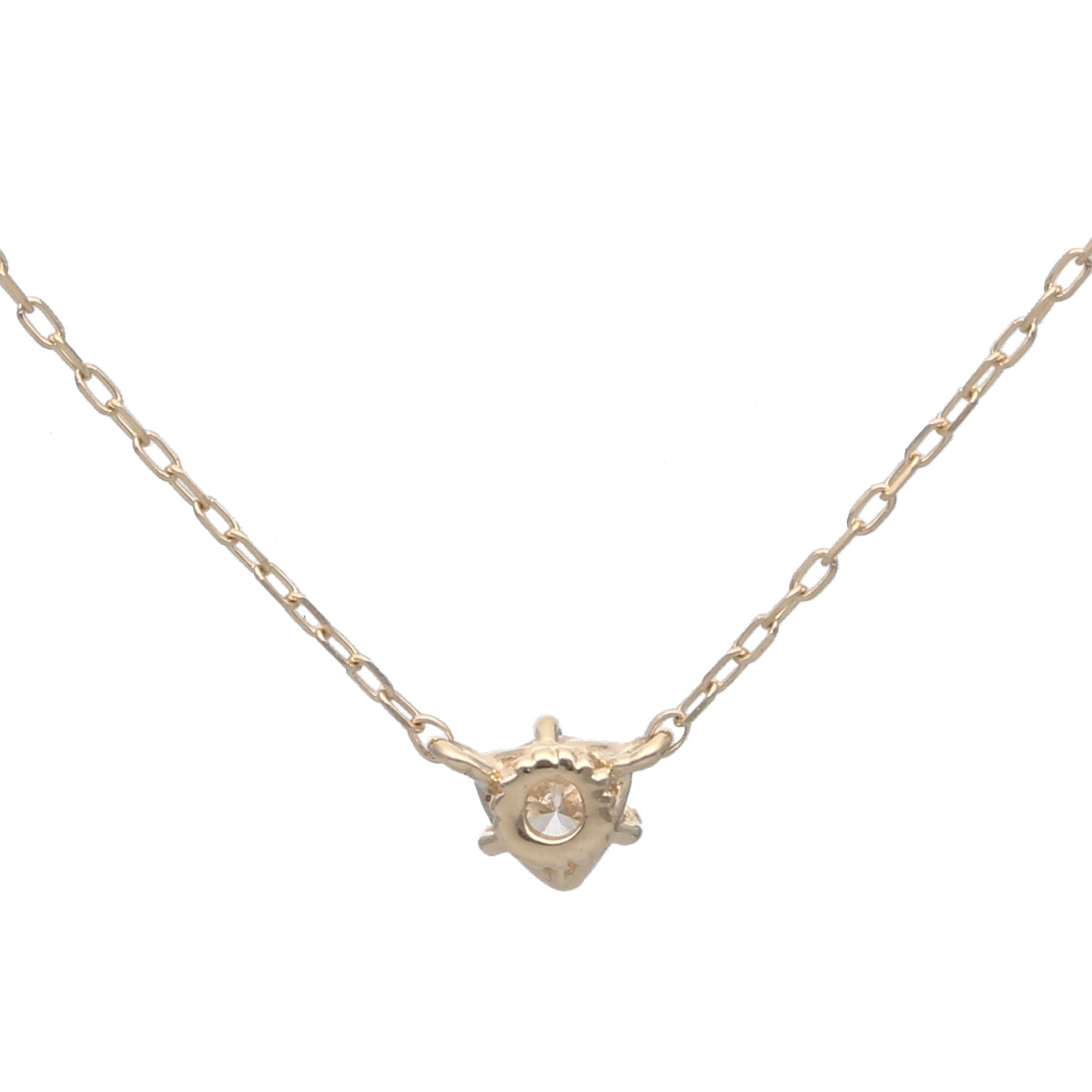 K10 イエローゴールド/ピンクゴールド/ホワイトゴールド ダイヤモンド ネックレス0.1ct