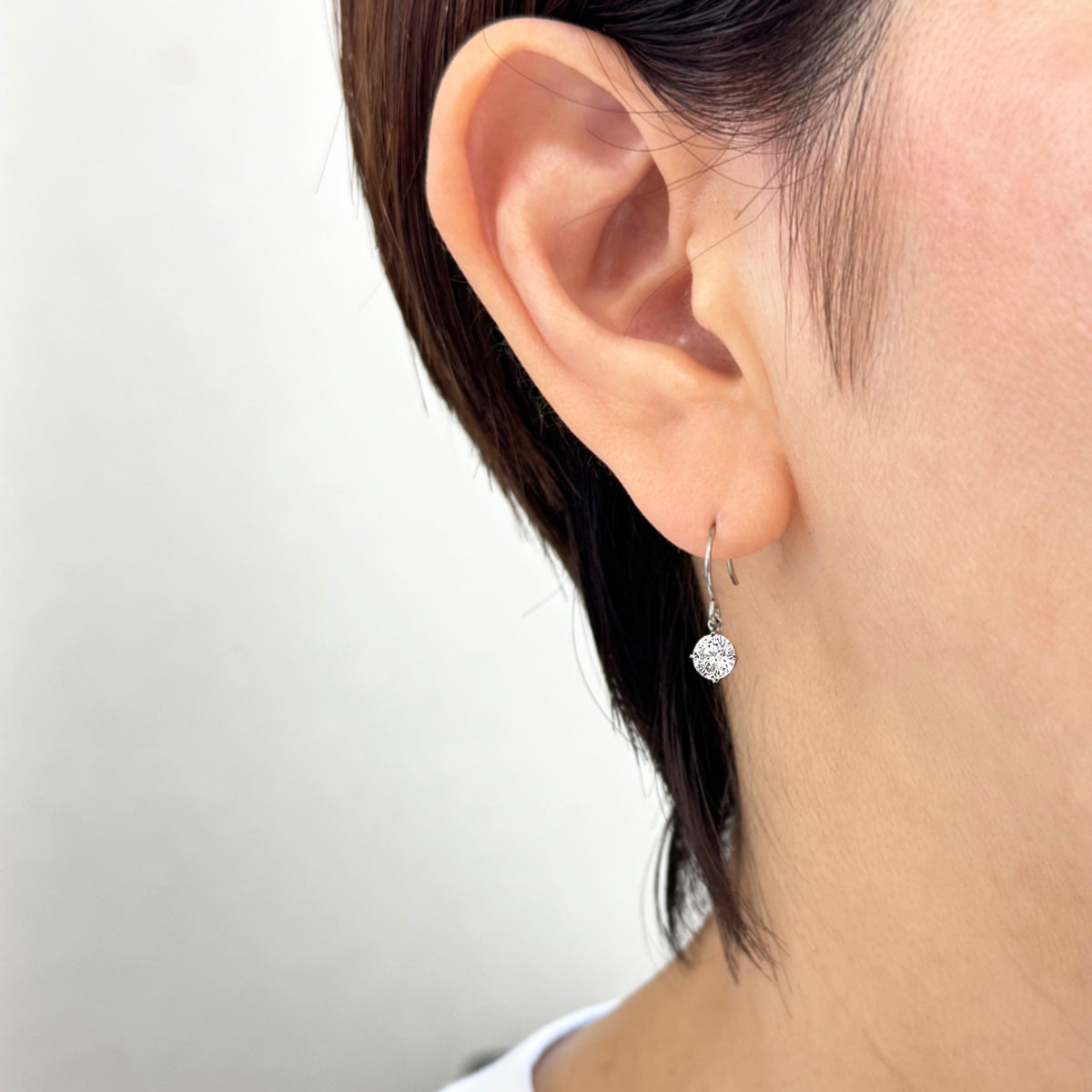 サージカルステンレス　キュービックジルコニア　ピアス