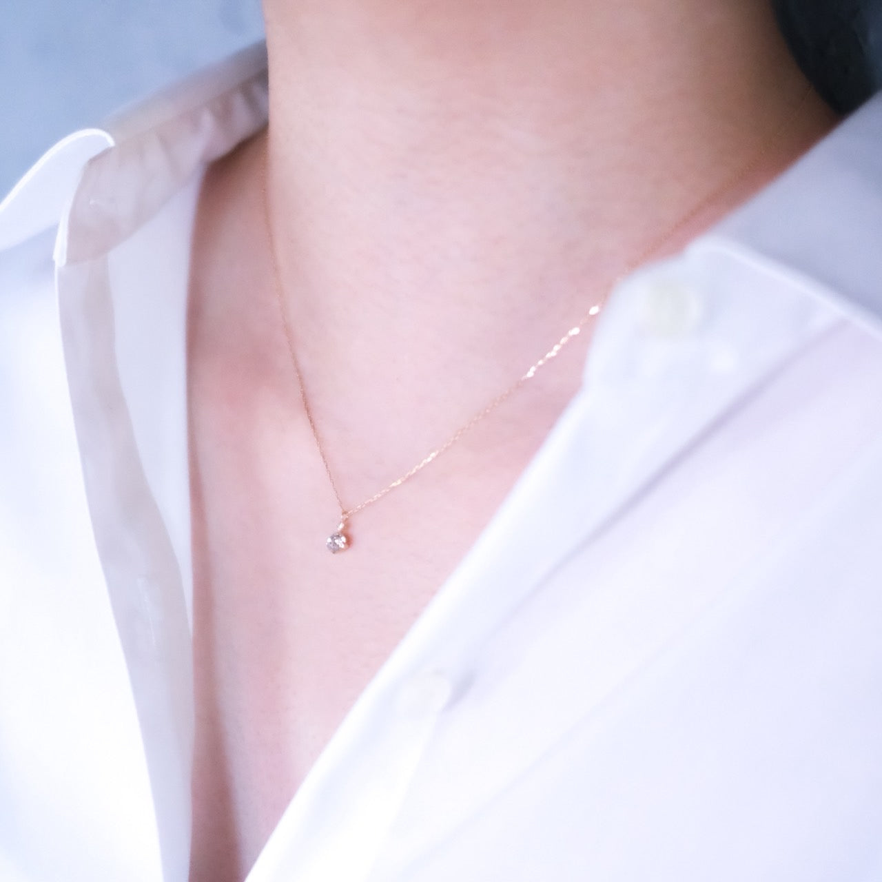 K18ダイヤモンドネックレス